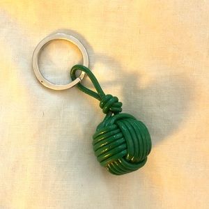 Coach Leather Keychain Keyfob